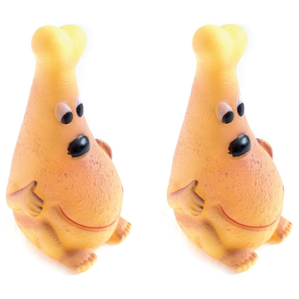 Set 2 Pezzi Gioco Pet Modello Food Chicken Resistente Per Animali Domestici - Foto 1