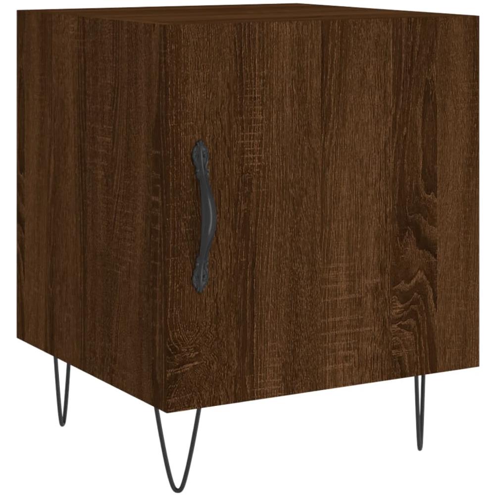 Comodino Rovere Marrone 40x40x50 Cm In Legno Multistrato - Foto 2