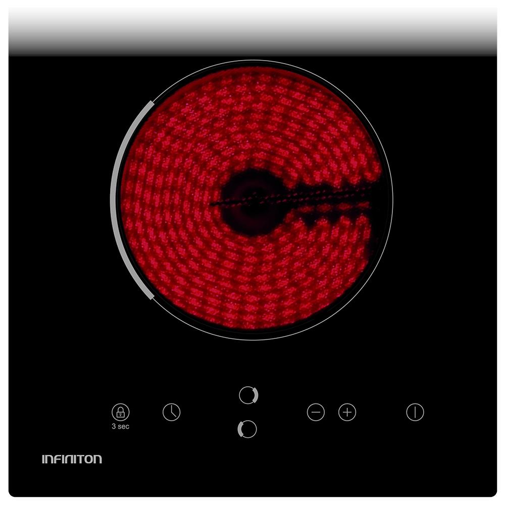 Piano Cottura ad Incasso VIT2FBN Ceramica 2 Zone Cottura da 30 cm Colore Nero - Foto 3