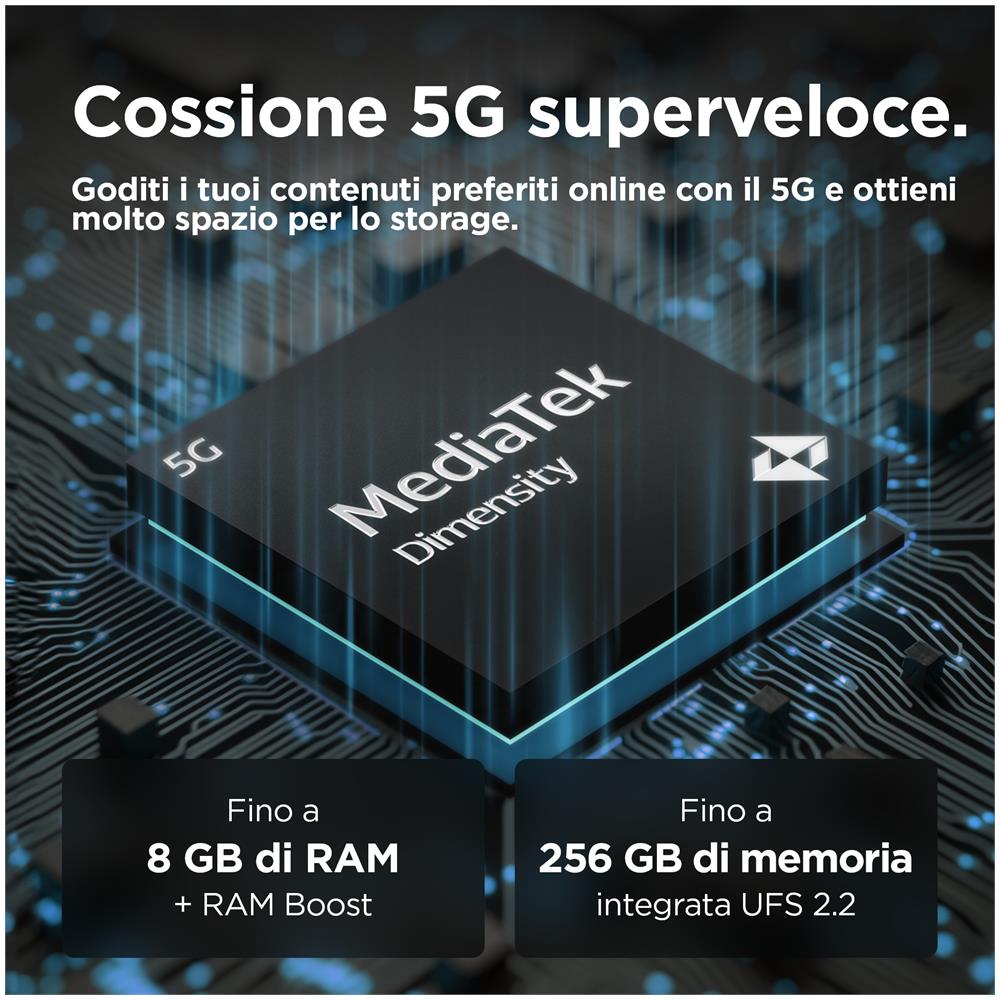 moto G55 5G 256GB 8GB Ram Display 6.49" Doppia SIM Android 14 USB tipo-C 5000 mAh Smoky Green - Foto 10