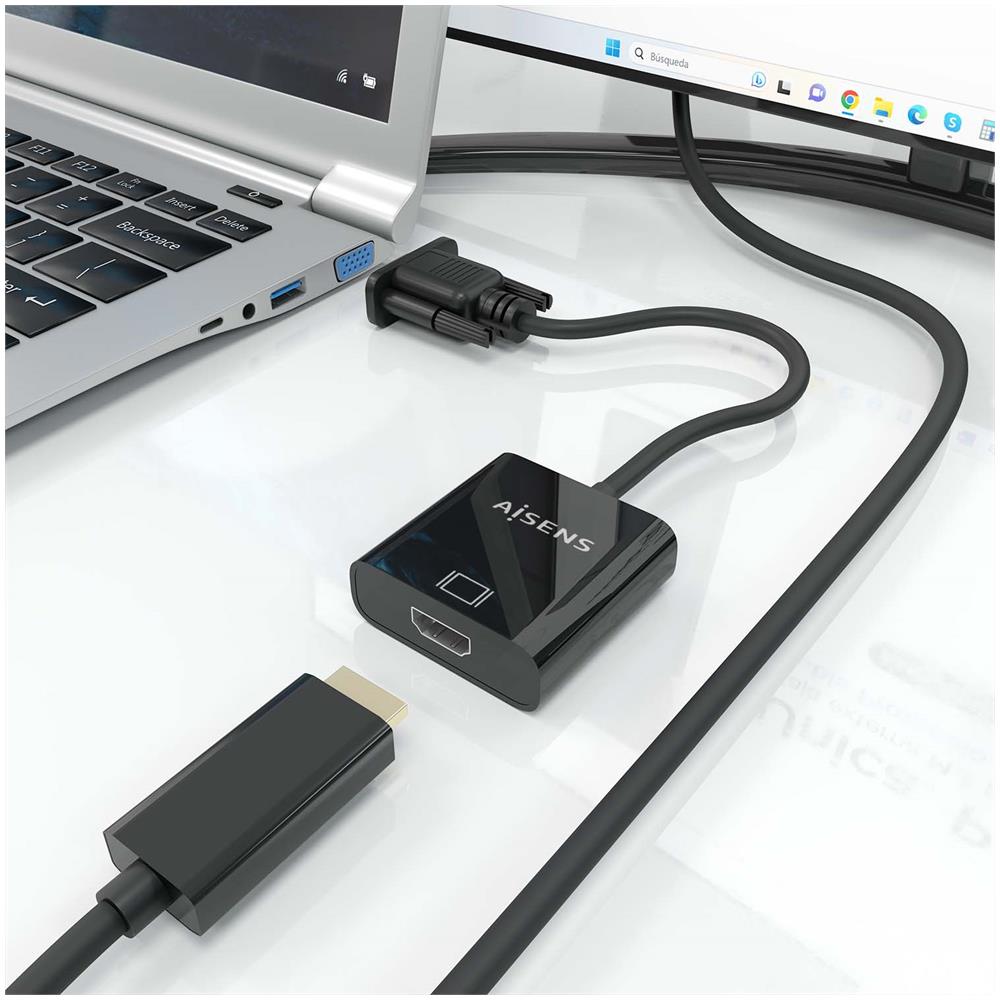 A115-0873 cavo e adattatore video 0,2 m HDMI + 3.5mm + Micro-USB Type-B VGA (D-Sub) Nero - Foto 6