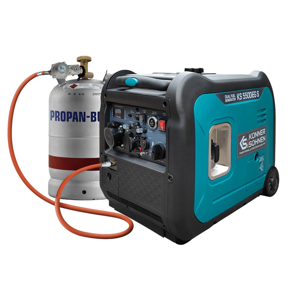Generatore inverter a GPL /Benzina KS 5500iEG S Tensione, V 230 Potenza massima, kW 5.5** - Foto 1