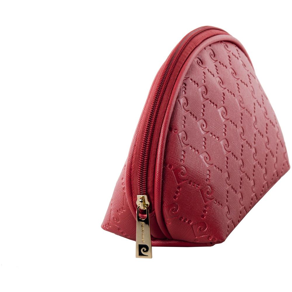 Beauty Borsa Porta Cosmetici Pochette Porta Trucco Rosso T398 - Foto 2