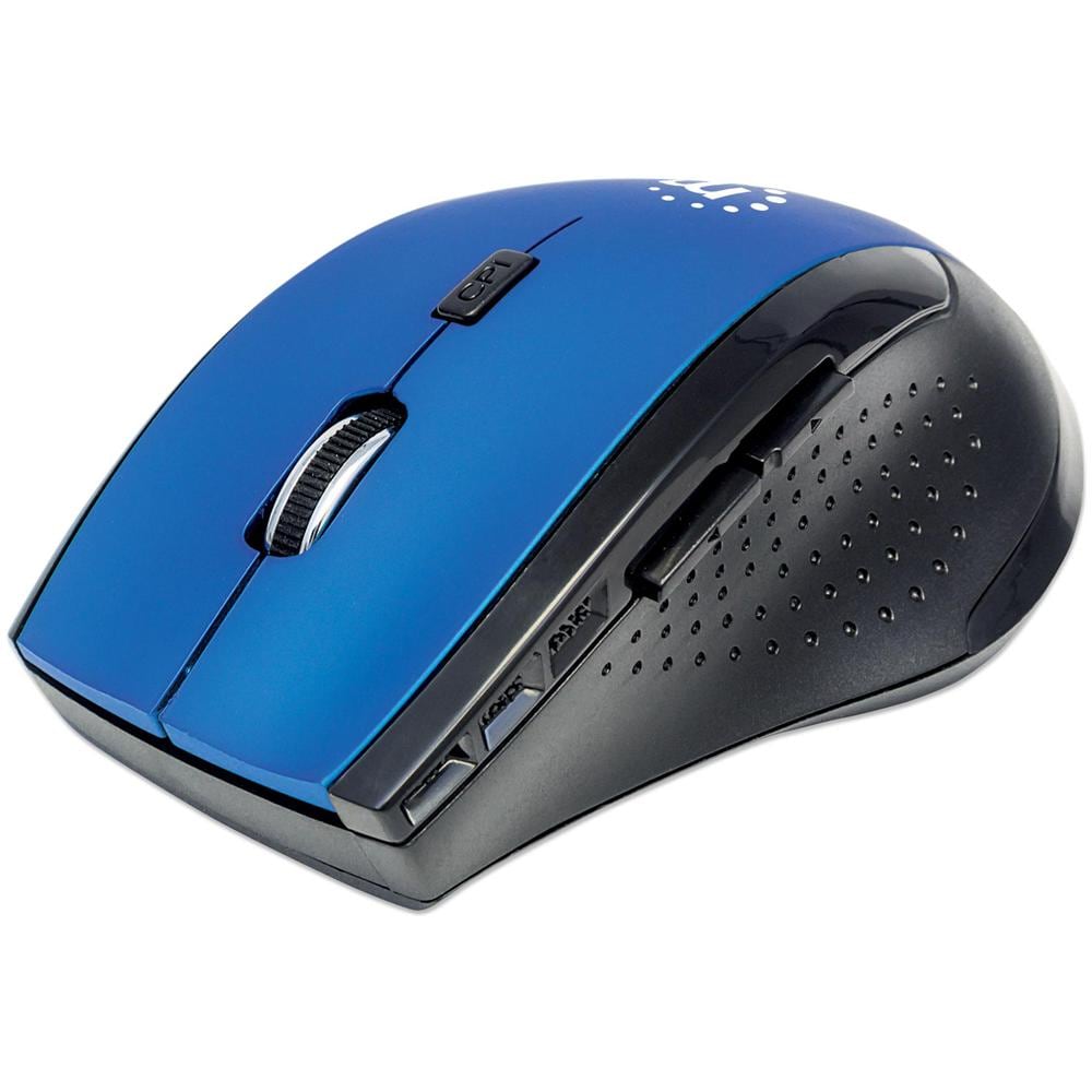 Mouse Ottico Wireless Curve 1600dpi Colore Blu - Foto 1
