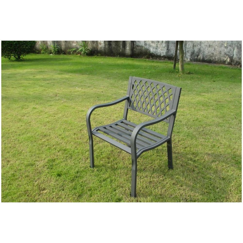 Poltrona In Ferro Nero Per Esterno Giardino, Portico, Ristorante, Gelateria Bar Hotel Albergo - Foto 1