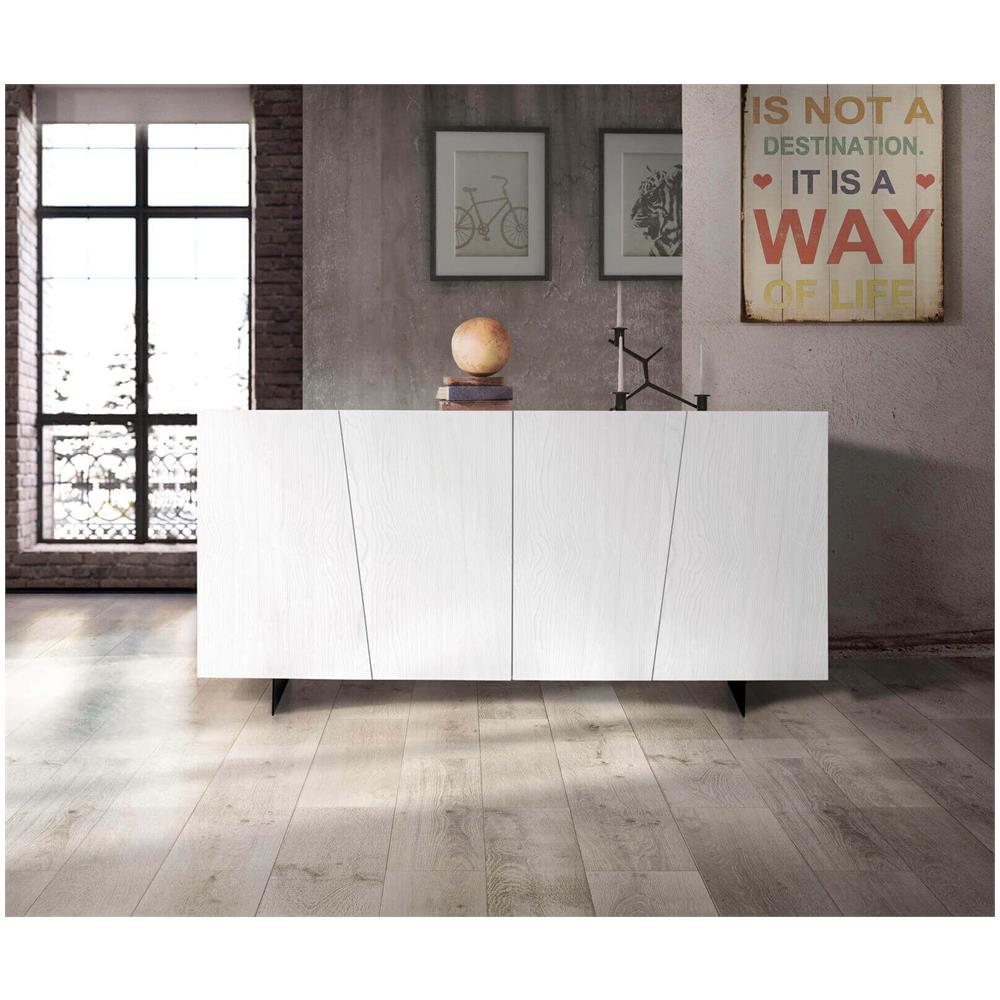 Byron - Madia Moderna In Legno Spazzolato - Foto 2