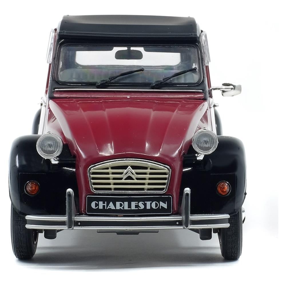 Citroen 2 Cv Charleston 1982 Rouge Delage / Black 1:18 - Foto 2