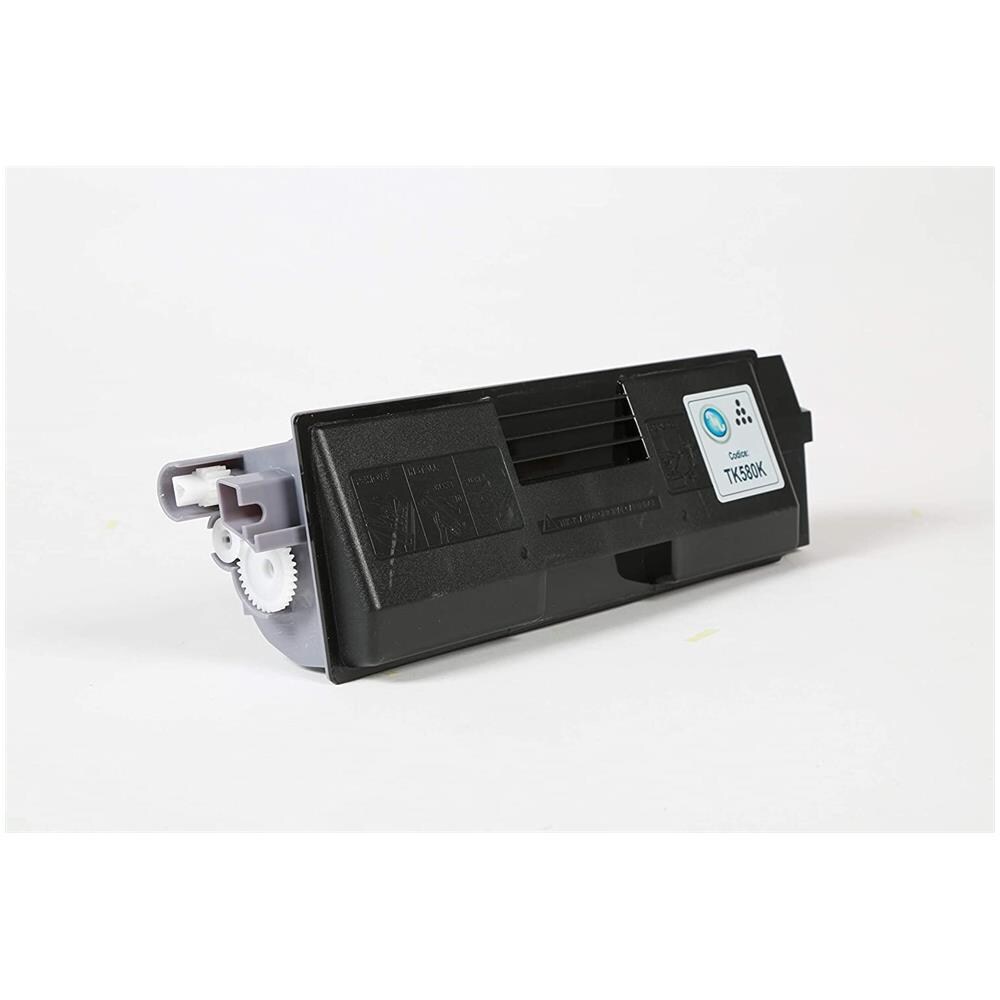 TONER COMPATIBILE - Kyocera Tk-580k Nero 1t02kt0nl0 Per Fs-c5150dn, Ecosys P6021cdn Fornito Di Intelligent Chip Capacità 3500 Copie Made In Italy - Foto 2