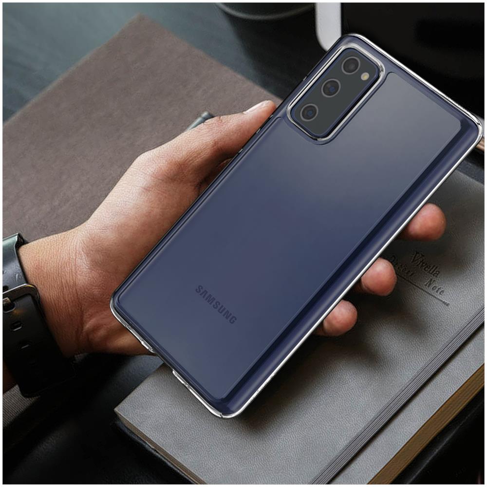 Cover Samsung S20 Fe Rigide Antishock Rinforzata Spigen Ultra Hybrid Trasparente - Foto 5