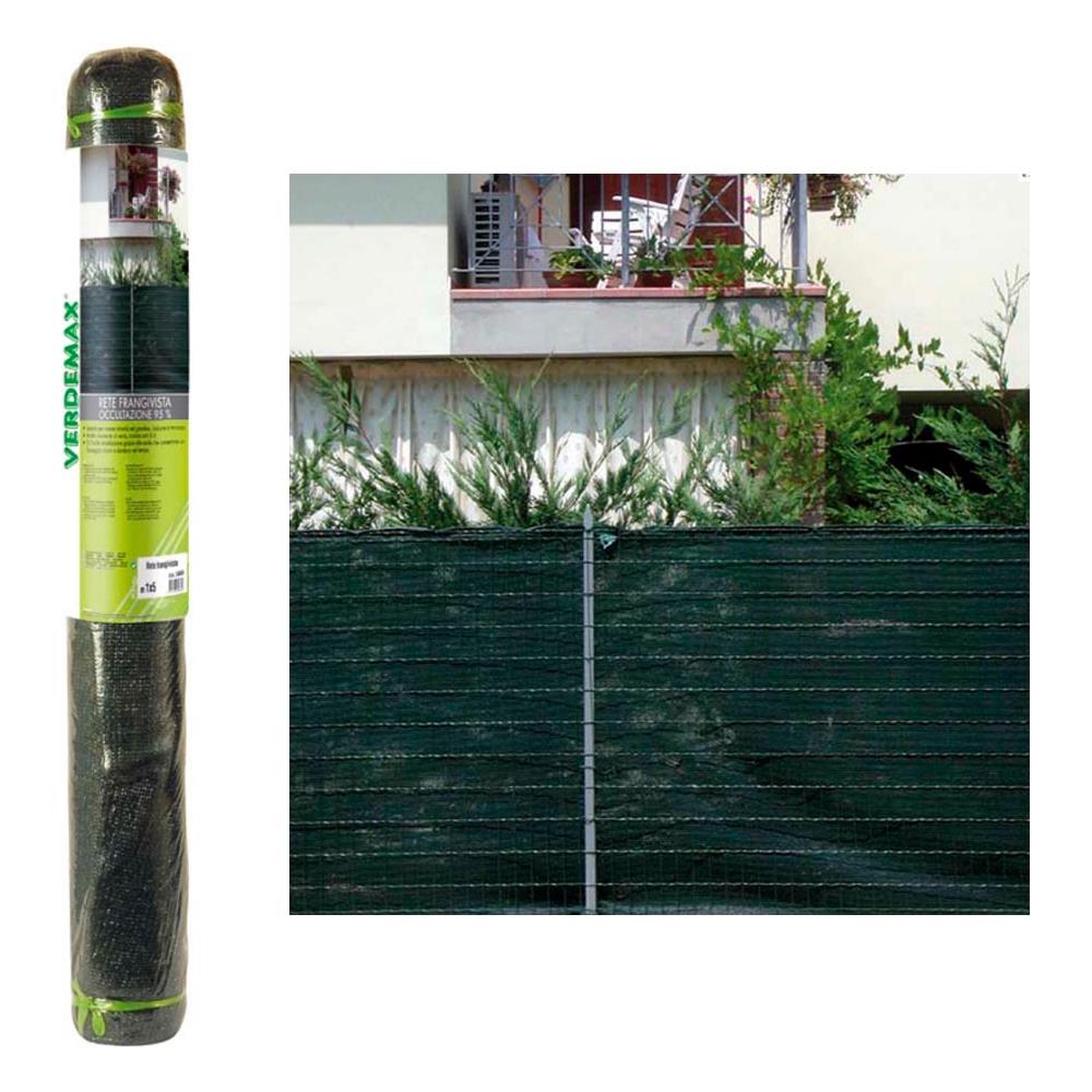 Rete Frangivista 95% Verde Scuro H 1,5 X 50 Metri Gazebi Pergolati Giardini E Terrazzi Verdemax - Foto 1