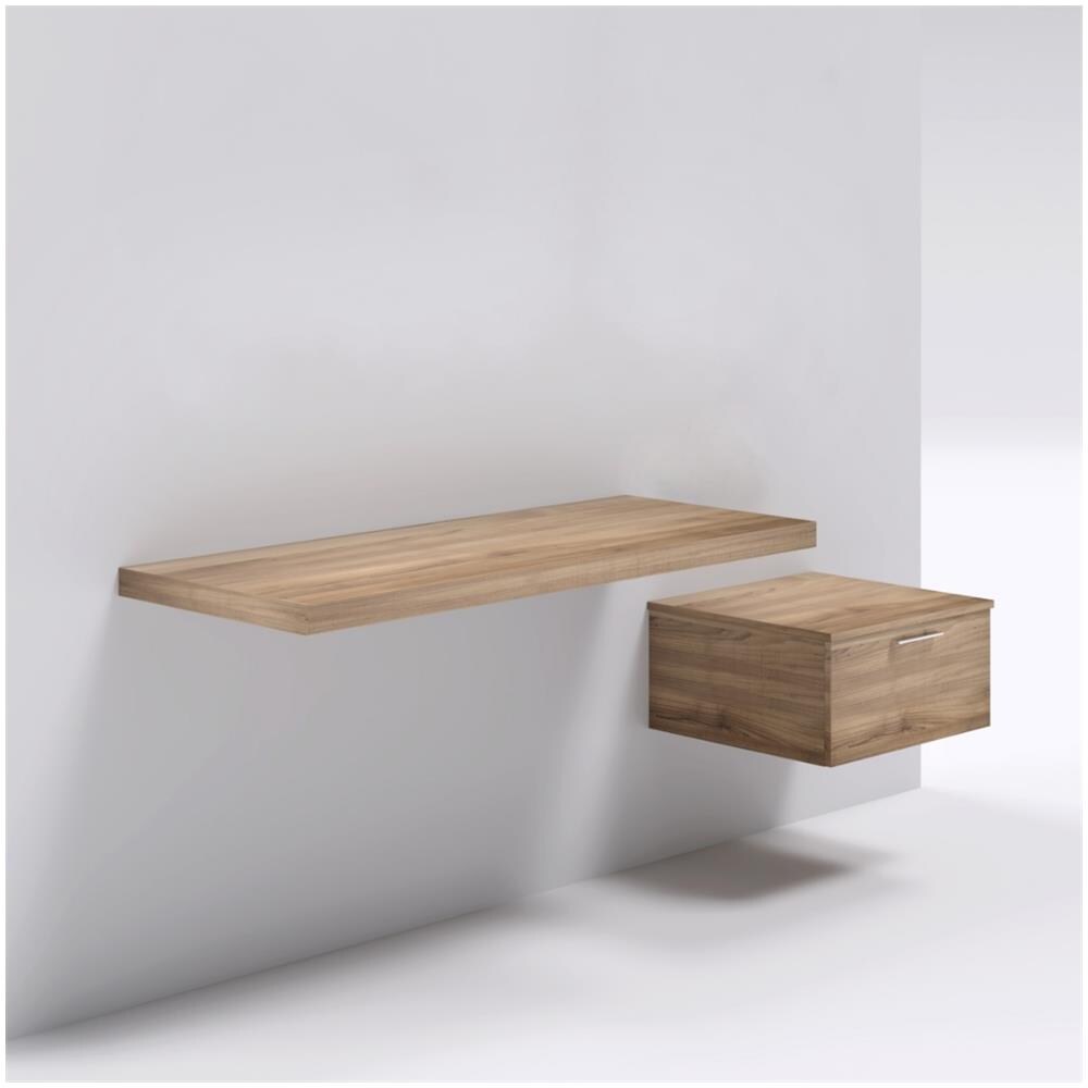 Mensolone In Laminato Sospeso Per Lavabi Da Appoggio Arredo Bagno Made In Italy - Foto 1