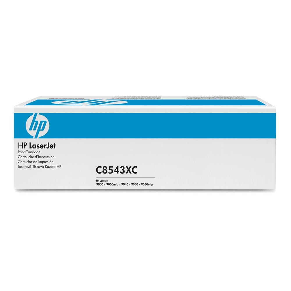 C8543XC, Cartuccia, Nero, Laser, LaserJet 9000, 9040, 9050, M9040 MFP, M9050 MFP, Nero, 10 - 32,5 °C - Foto 1