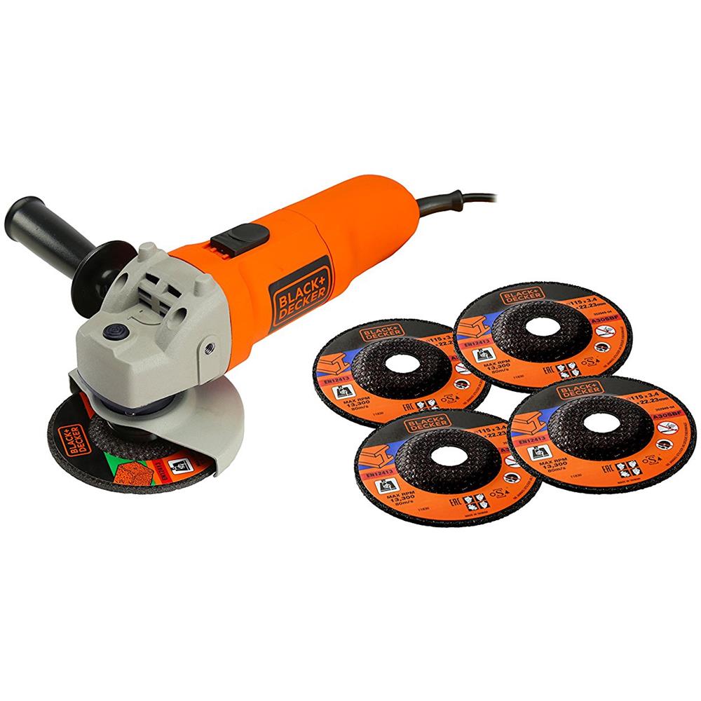 Smerigliatrice angolare 750W - 115mm con 5 dischi - Foto 1