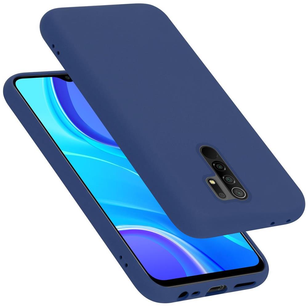 Custodia Compatibile Con Xiaomi Redmi 9 In Liquid Blu - Coperchio Protettivo In Silicone Tpu Flessibile - Foto 1