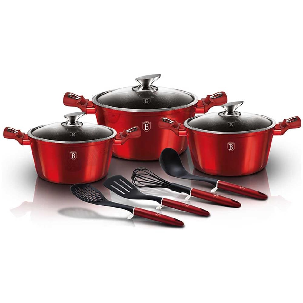 Set Di Pentole Berlingerhaus Bh-6150 Borgogna - Foto 1