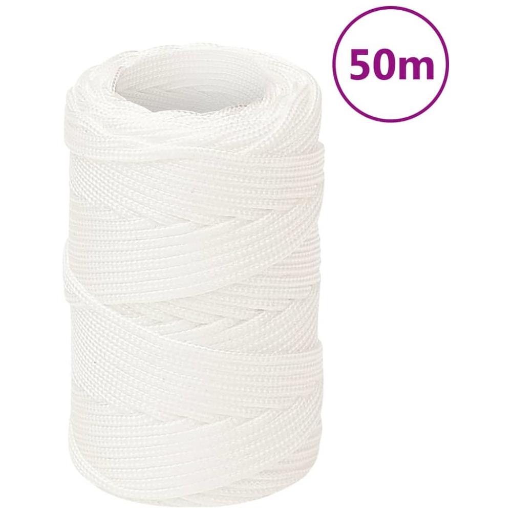 Corda Nautica Completamente Bianca 2 Mm 50 M In Polipropilene - Foto 1