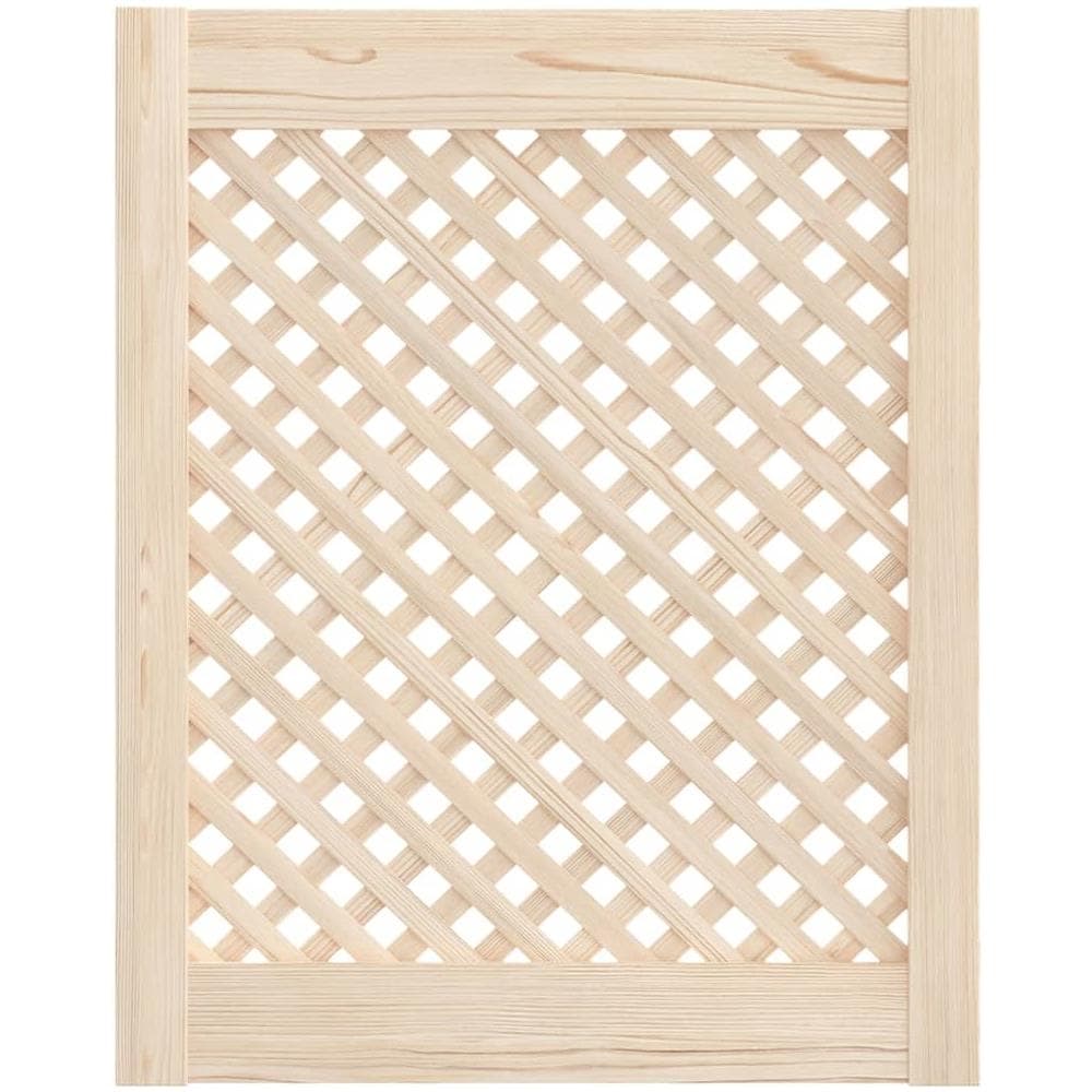 Ante Con Design A Reticolo 2 Pz 49,5x61,5 Cm In Legno Di Pino - Foto 3