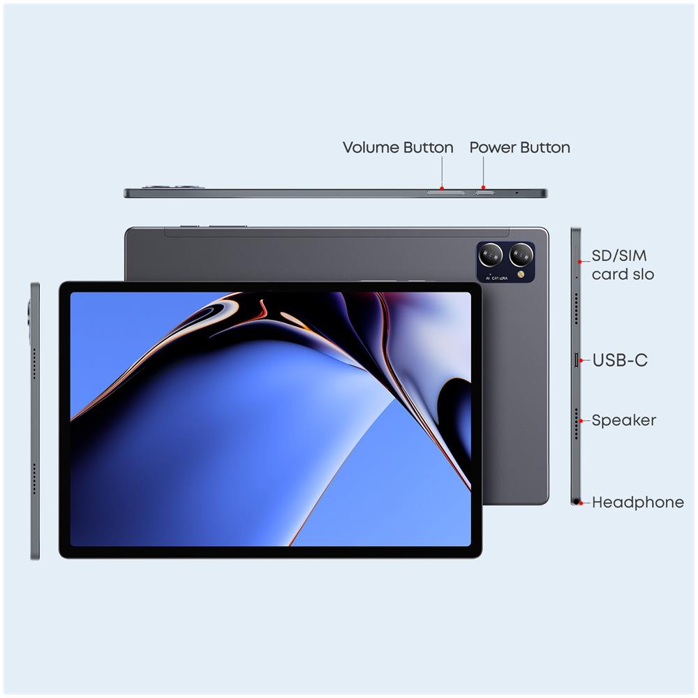 Tablet Hipad X Pro Cwi524 6 Gb Ram 10,5' Unisoc T616 Nero 128 Gb - Foto 5