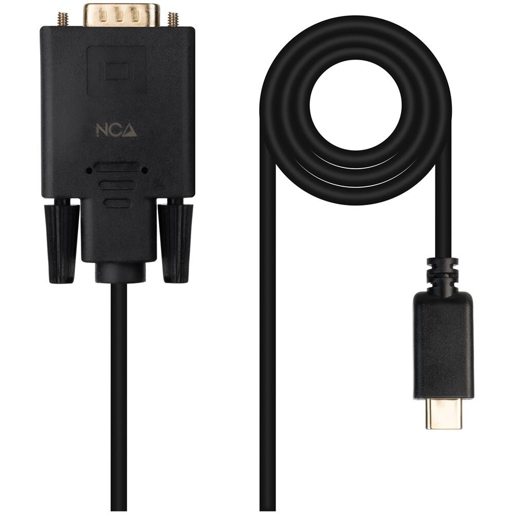 10.15.5202 cavo e adattatore video 1,8 m USB tipo-C VGA (D-Sub) Nero - Foto 1