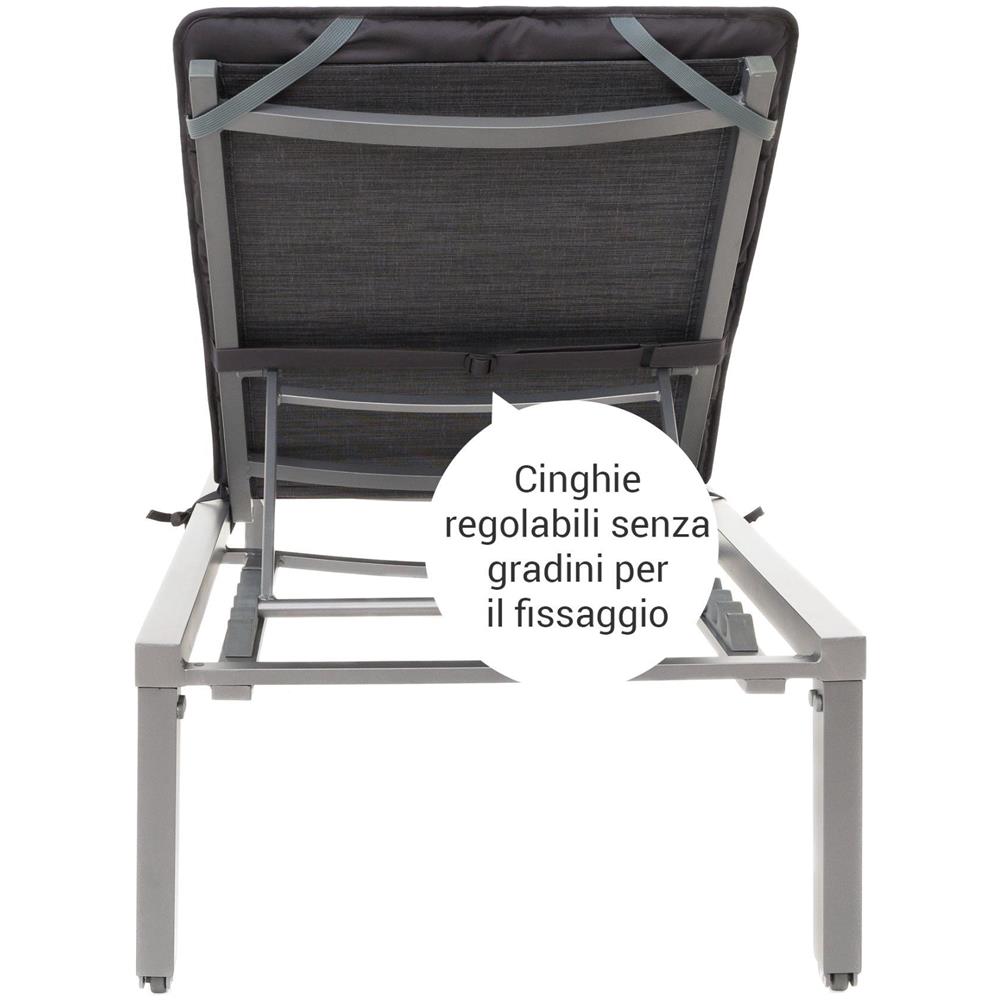 Cuscino per lettino FLAIR - Grigio - 200x70cm - Foto 4