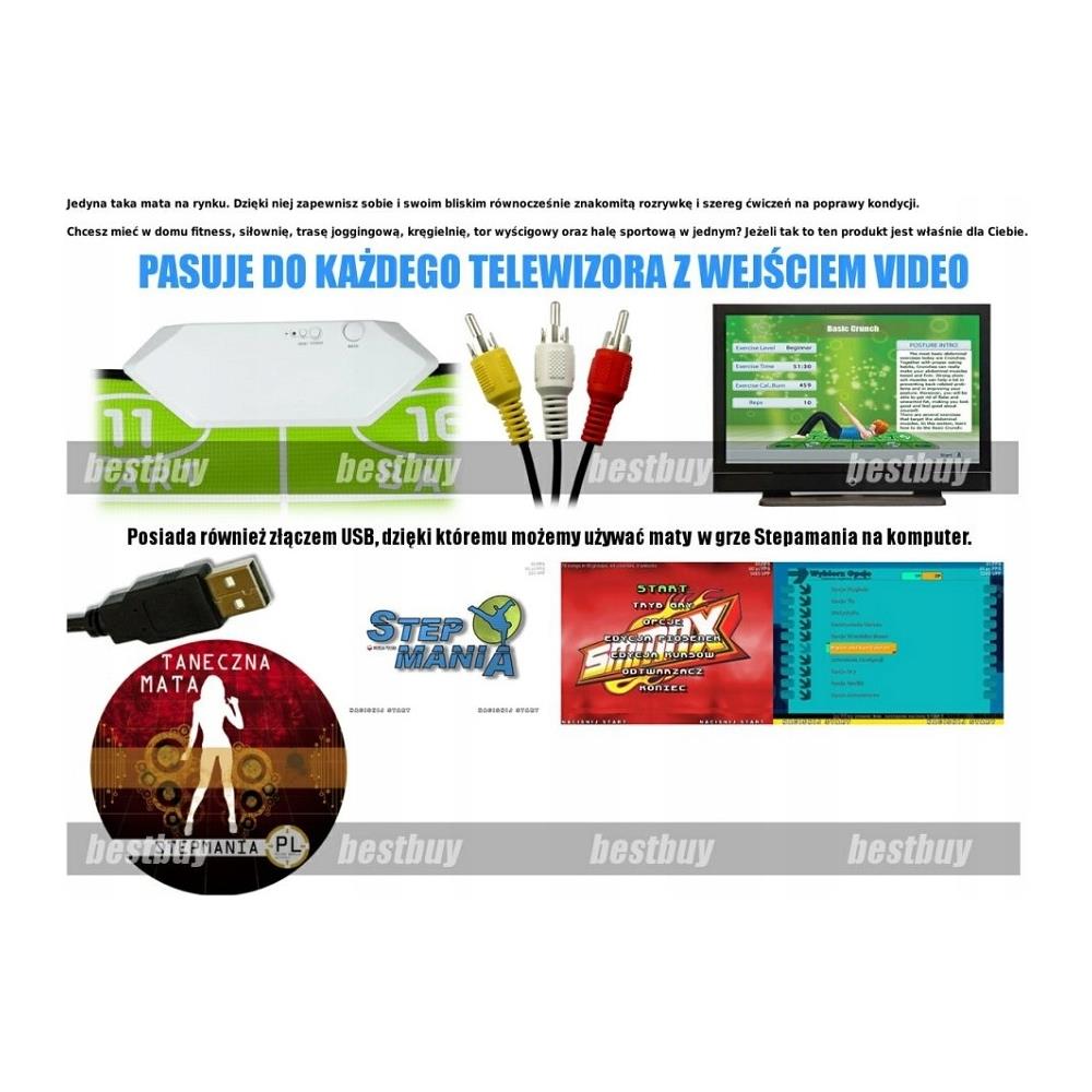 Tappetino Sport Yoga Musicale doppio gioco di danza per bambini WIFI 32BIT 7in1 TV Rosa - Foto 4