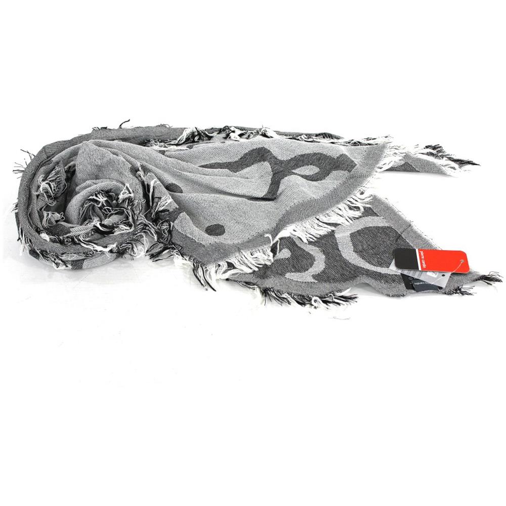 Sciarpa Uomo Loggata Jacquard Obliqua 3625 Yuta - Foto 1