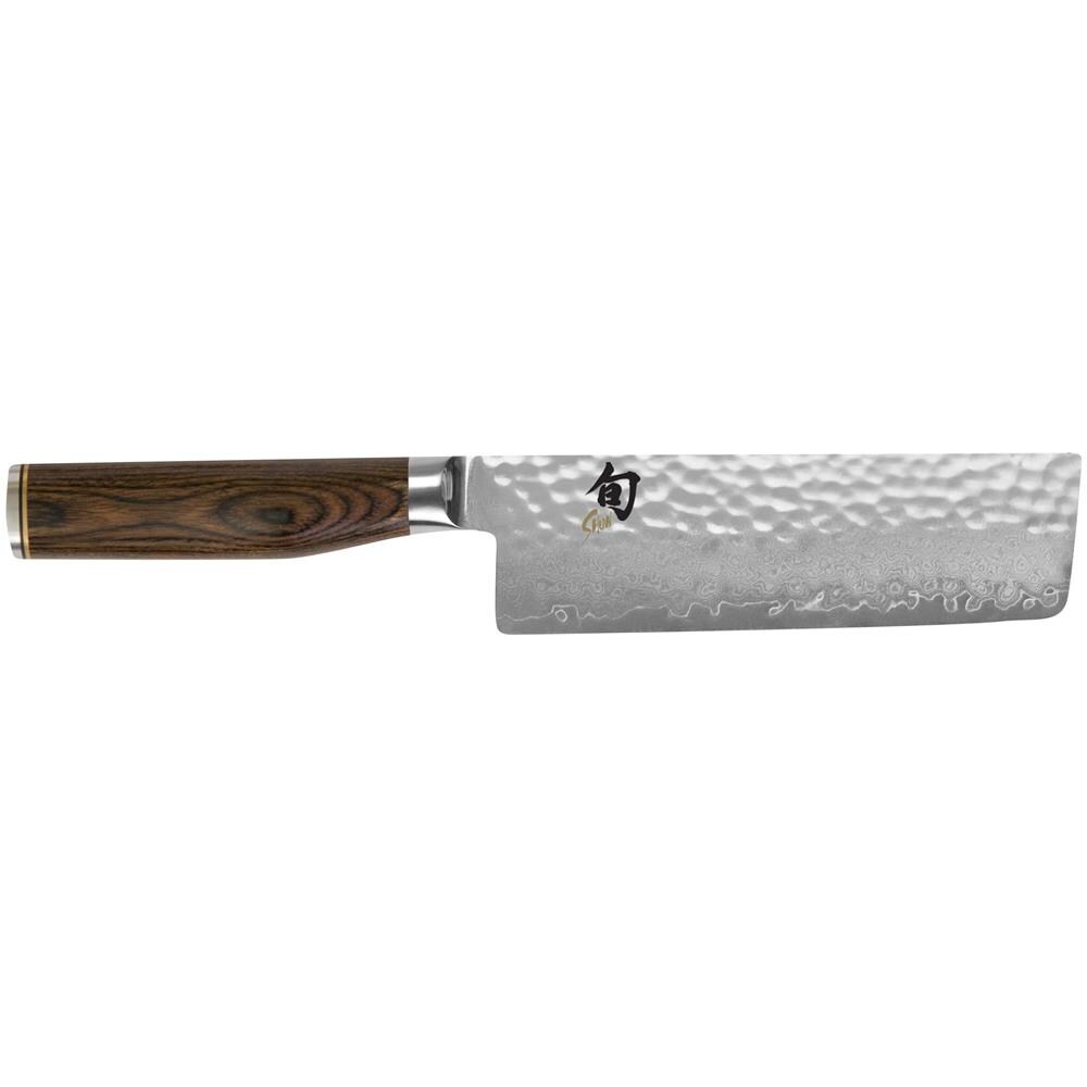 Coltello Nakiri Cm 14 Linea Shun Premier Tim M? lzer Di Con Manico In Legno Di Noce - Foto 1