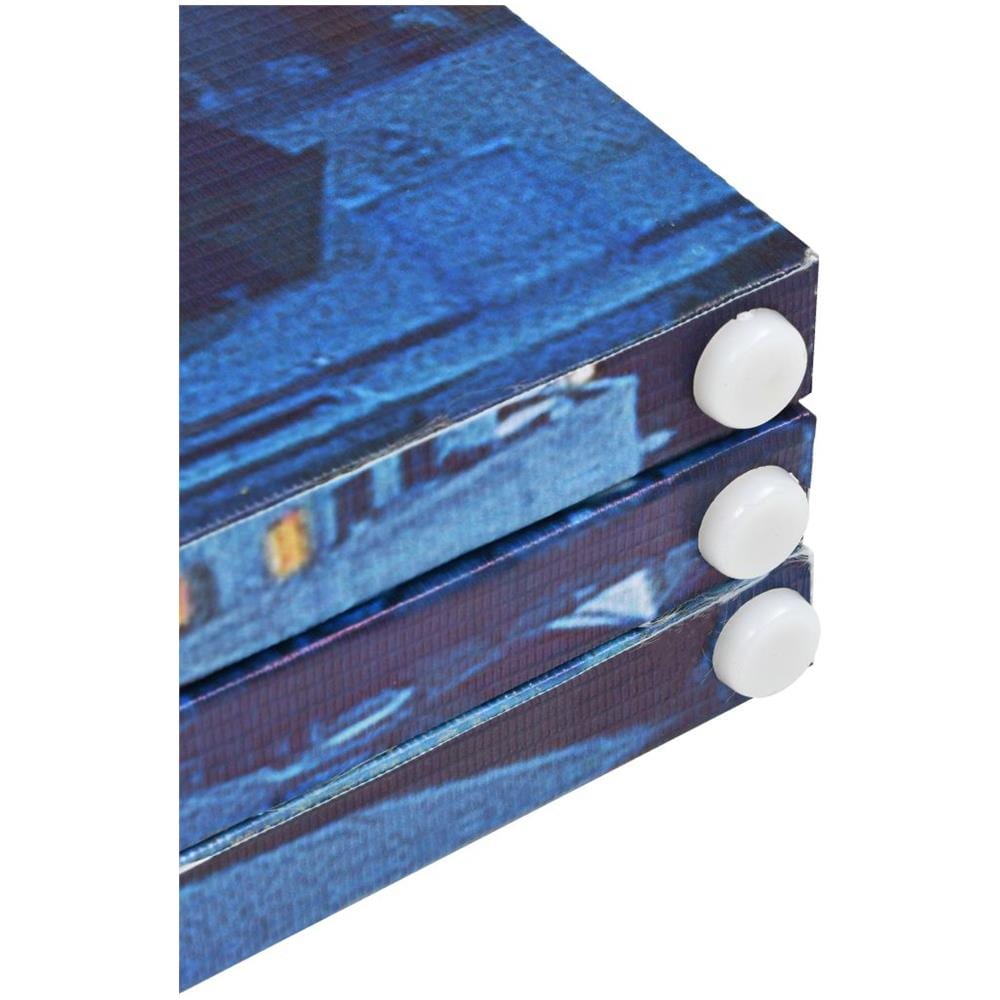 Paravento Pieghevole 120x170 cm Stampa Parigi di Notte - Foto 5