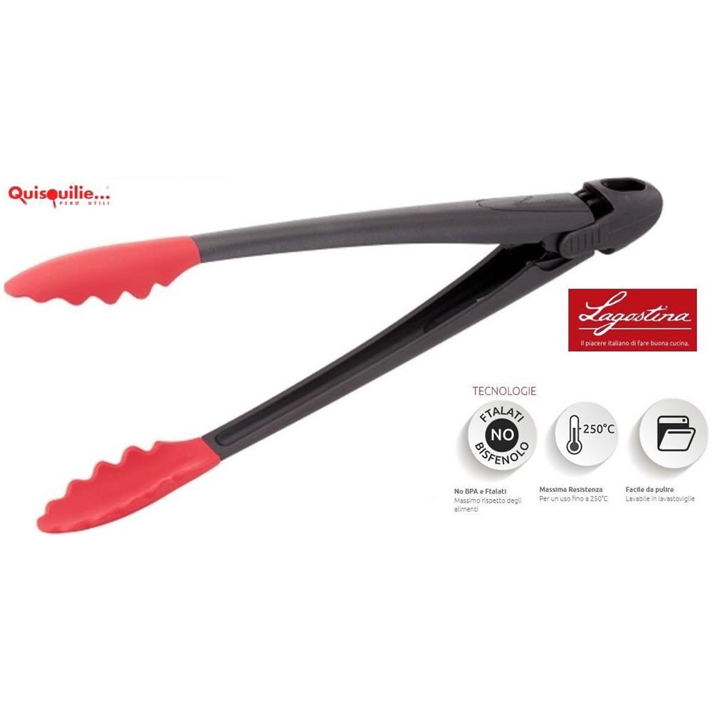 Ingenio Smart Mestoli In Silicone Resistenti Fino A 250° Con Anello Antiscivolo Qualità Extra Forte - Pinza - Foto 1