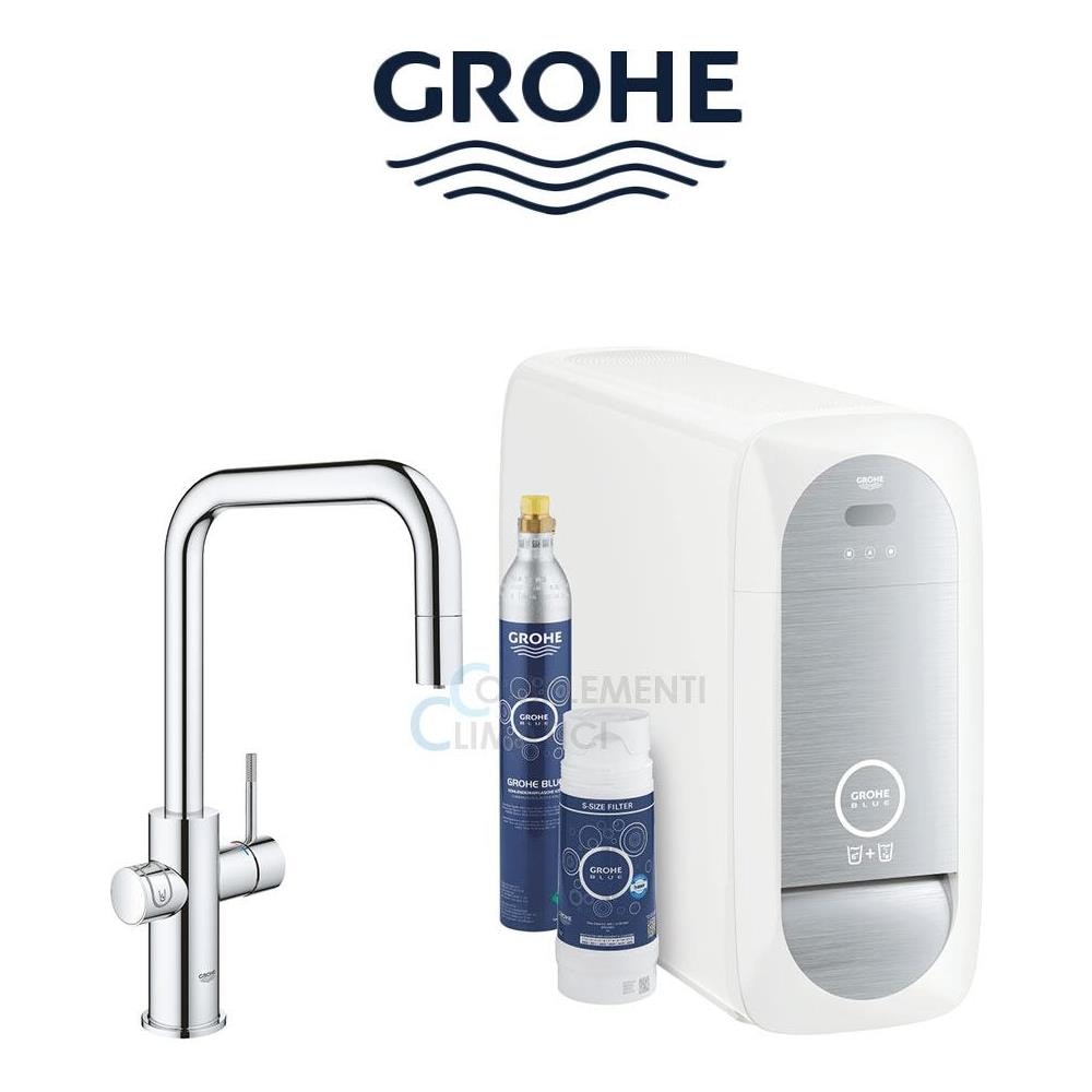 Blue Home Con Miscelatore Bocca A U E Doccetta Estraibile Per Gasatura Acqua | 31543000 - Foto 1