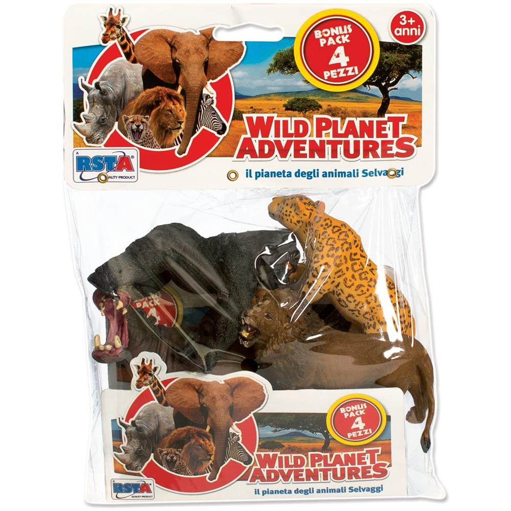 Busta Animali Selvaggi 4 Pz. - Foto 1