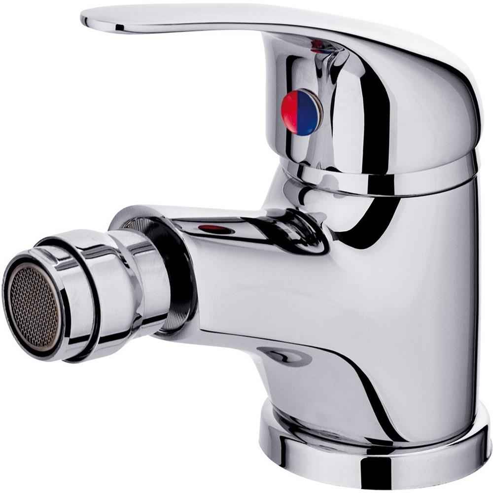 Miscelatore Rubinetto Serie Delfino Per Bidet Ottone Colore Cromato Con Piletta - Foto 1