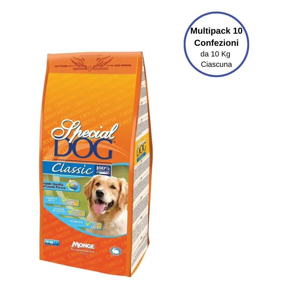 Special Dog Classic Alimento Nutriente Per Cani Crocchette Multipack 10 Confezioni Da 10 Kg Ciascuna - Foto 1