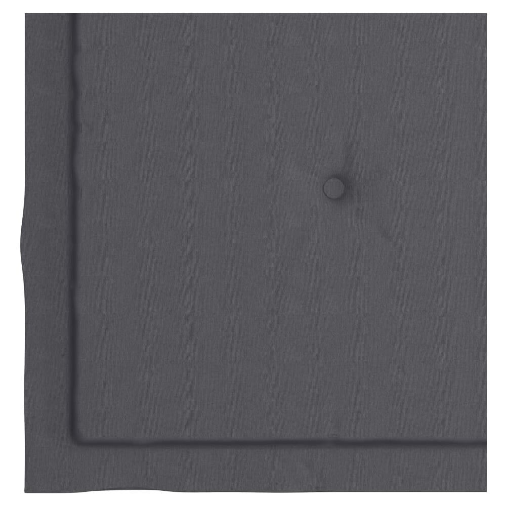 Sedia A Dondolo Con Cuscino Antracite In Legno Di Teak - Foto 8