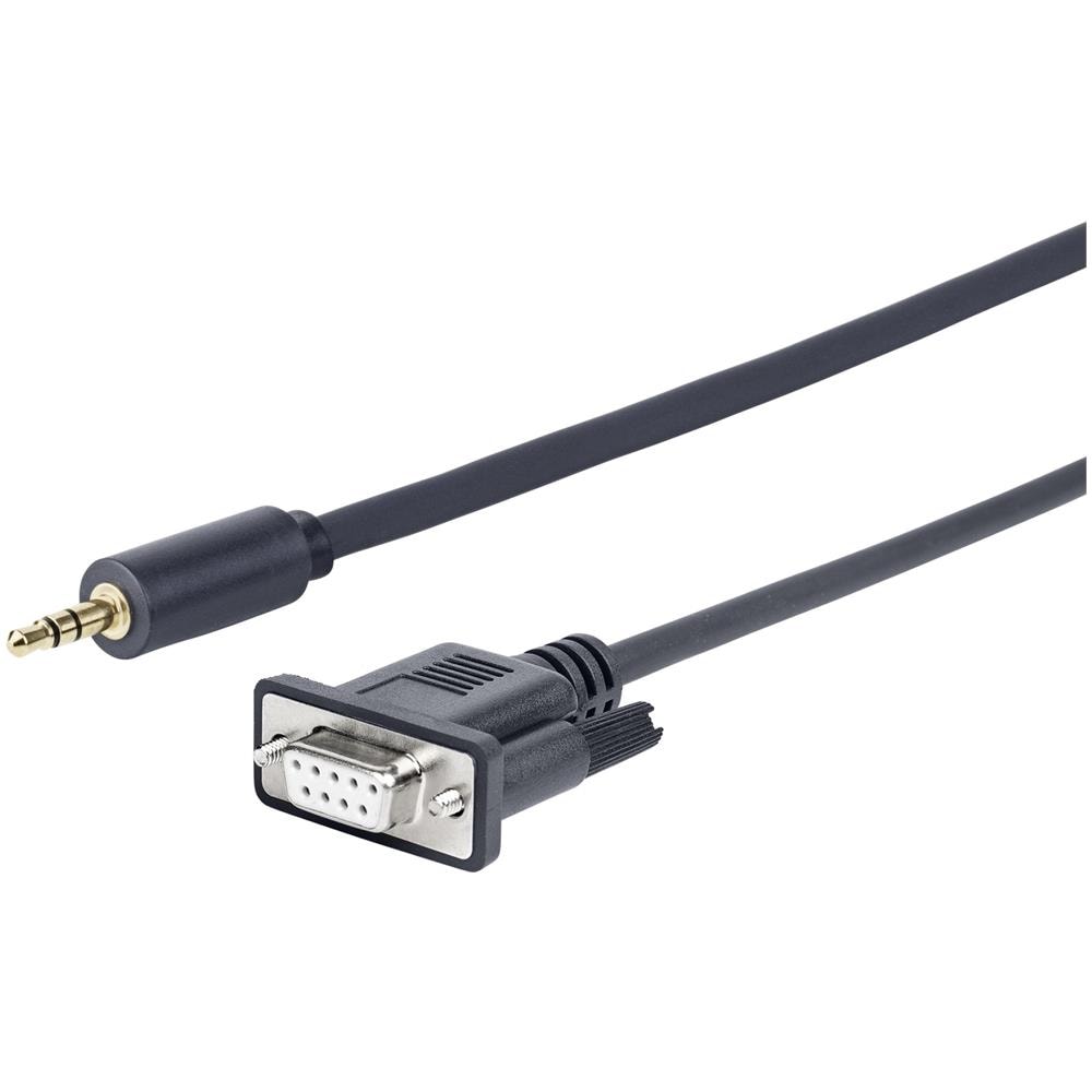 25m 3.5mm - D-Sub 9 pin 3.5mm D-Sub 9 pin Nero cavo di interfaccia e adattatore - Foto 1