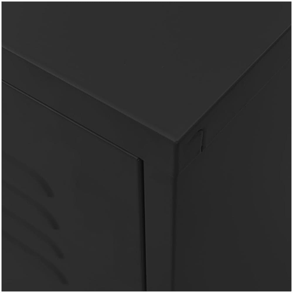 Mobile Tv Nero 105x35x50 Cm In Acciaio - Foto 3