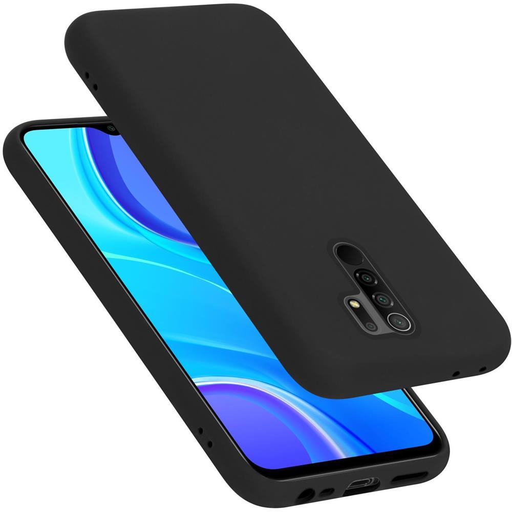 Cadorabo Custodia Compatibile Con Xiaomi Redmi 9 In Liquid Nero - Coperchio Protettivo In Silicone Tpu Flessibile - Foto 1