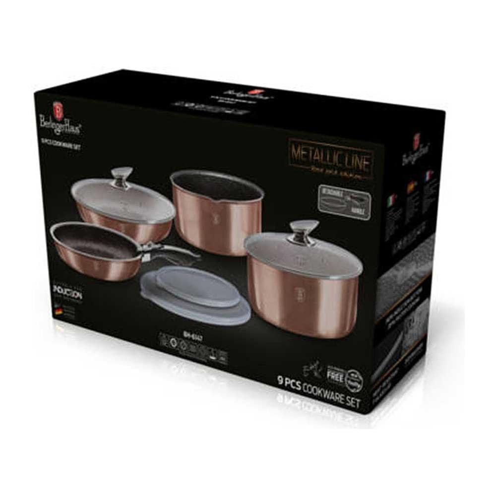 Berlingerhaus Bh-6147 Set Di Pentole In Granito Click & Cook - Foto 7