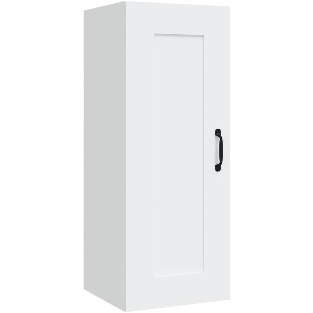 Mobile Pensile Bianco 35x34x90 Cm In Legno Multistrato - Foto 2