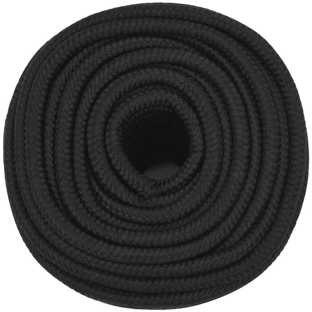Corda Nautica Completamente Nera 14 Mm 25 M In Polipropilene - Foto 3
