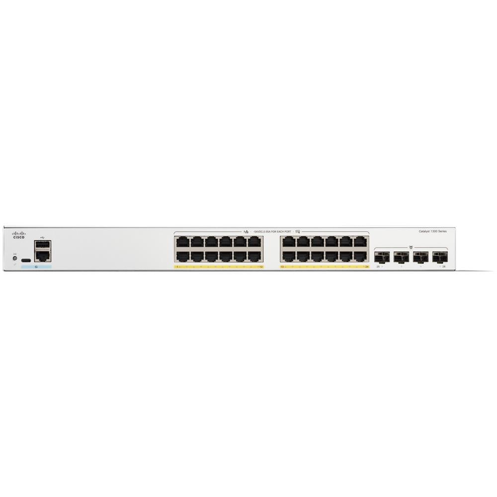 Switch di Rete C1300-24P-4G Gestito L2/L3 Gigabit Ethernet (10/100/1000) 24 Porte + 4X 1GE SFP+ Colore Grigio - Foto 2