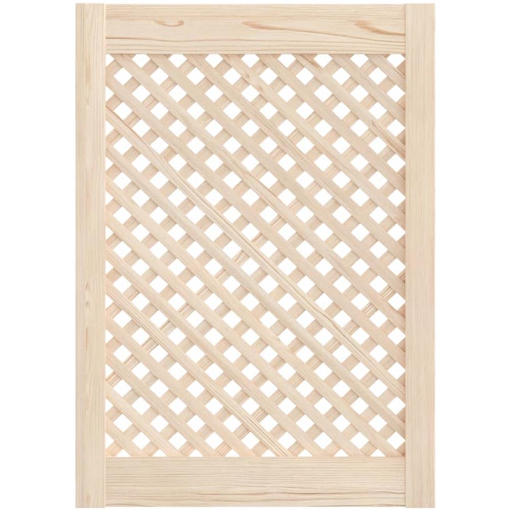 Ante Con Design A Reticolo 2 Pz 49,5x69 Cm In Legno Di Pino - Foto 3