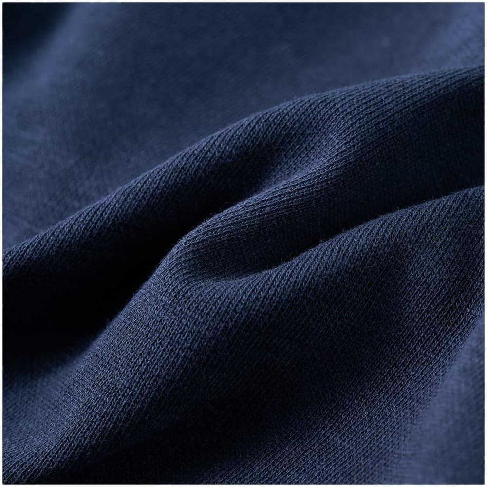 Felpa da Bambino con Cappuccio Blu Marino Mélange e Arancione 140 - Foto 7