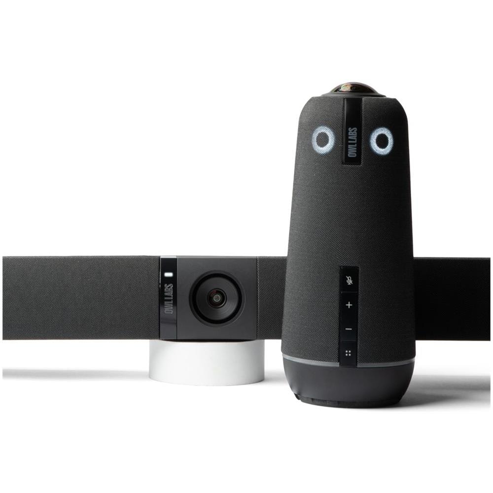 Bundle Meeting Owl 4+ e Owl Bar - Bundle intelligente per conferenze multi-videocamera 4K a 360 gradi (messa a fuoco automatica dell'oratore, commutazione intelligente della videocamera, accoppiamento wireless) - Foto 1