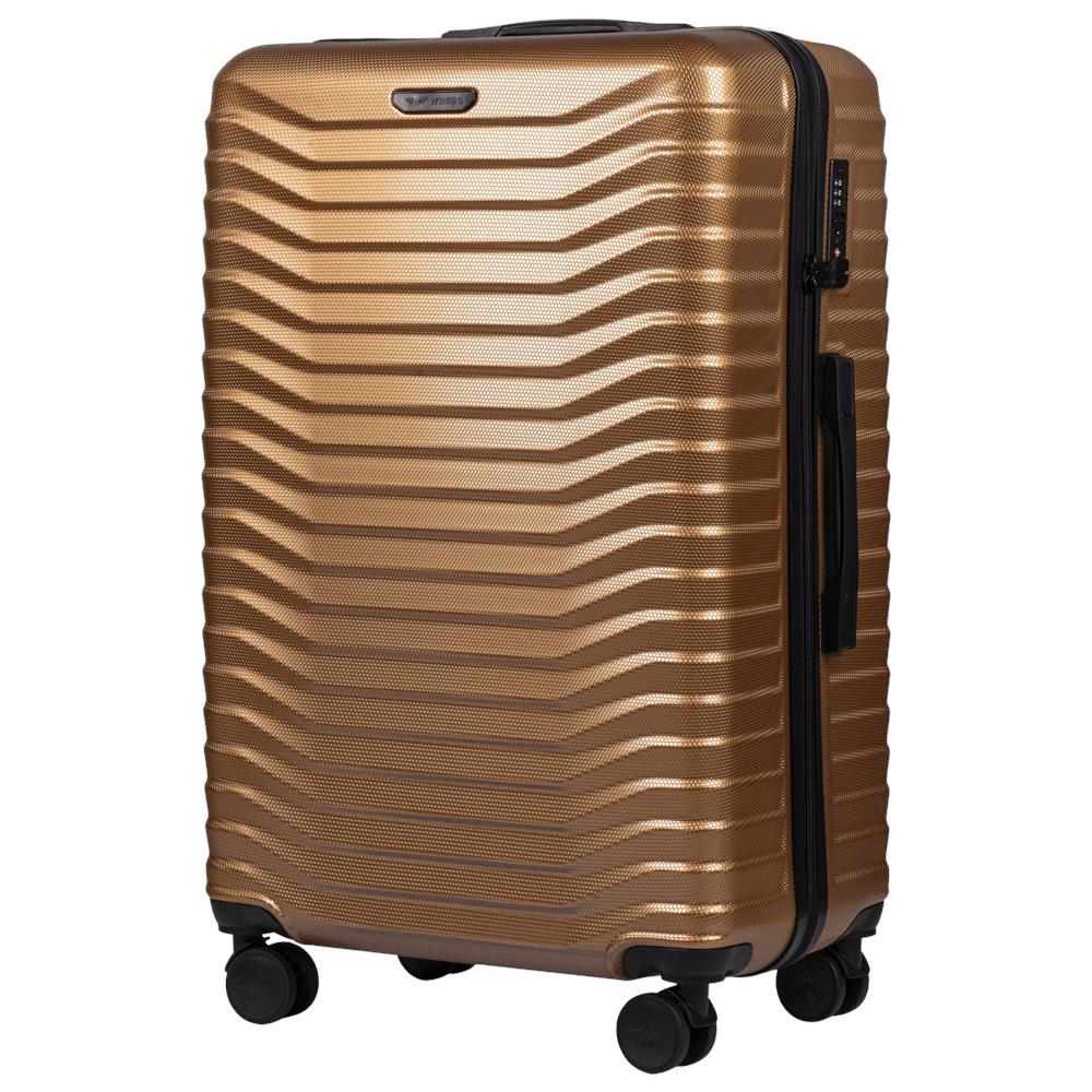 Valigia grande Wings Sea Eagle da 28"" - Oro, materiale PC - Foto 1