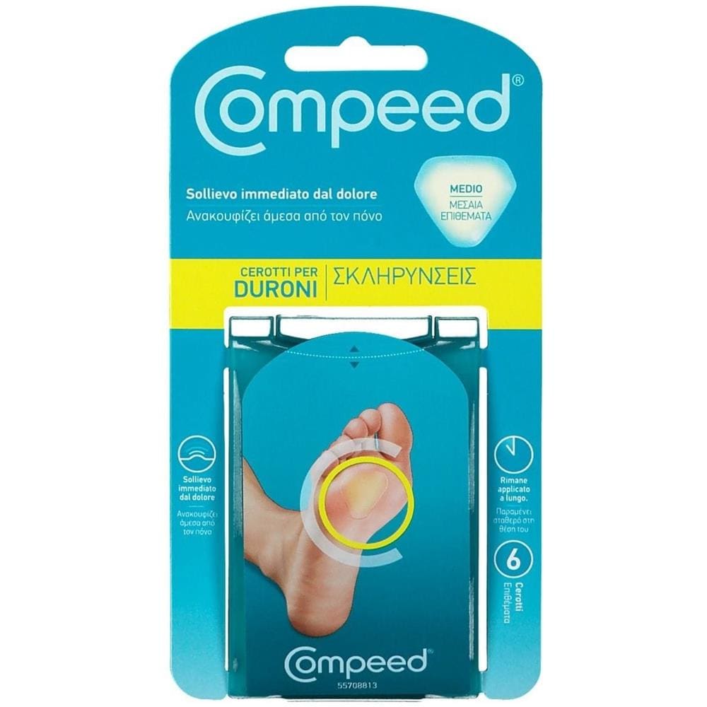 Compeed Cerotti per Duroni Medio 6 Pezzi - Foto 1