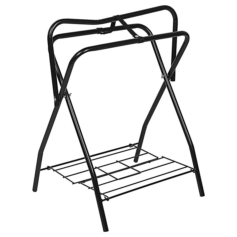 Poggiasella pieghevole in metallo con porta bauletto - Foto 1