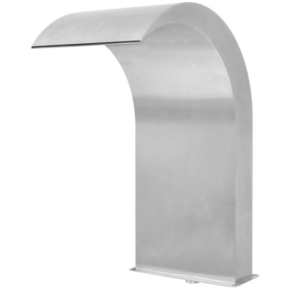 Fontana Per Piscina In Acciaio Inossidabile 45x30x65 Cm Argento - Foto 1