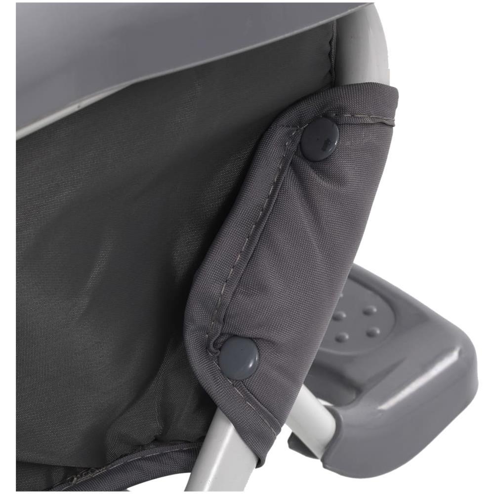 Seggiolone Pappa per Bambini Grigio e Bianco - Foto 8