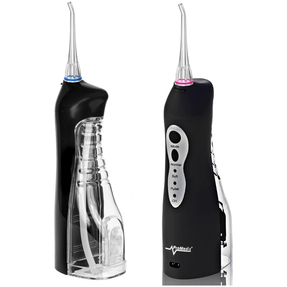 Idropulsore Dentale PR-770 a Batteria Ricaricabile Capacità 0.16 Litri 2 Testine Colore Nero - Foto 1